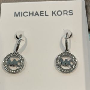 Michael Kors silver earrings